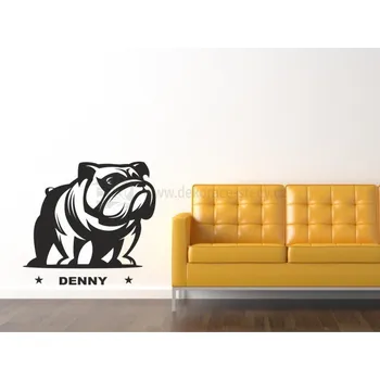 Samolepící dekorace Dekorace na zeď - Buldoček - dekorace-steny.cz - 60 x 65 cm - 181