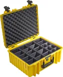 B&W Outdoor Case 6000 s přepážkami žlutý