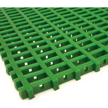 Rohožka Zelená univerzální protiskluzová olejivzdorná rohož (mřížka 22 x 10 mm) (role) - délka 10 m, šířka 90 cm, výška 1,2 cm - 80000871