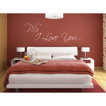 Samolepící dekorace Nálepky - I love you - dekorace-steny.cz - 40 x 110 cm - 259
