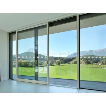 Samolepící dekorace Dekorace-steny.cz - Samolepka označení skleněné výplně - kolečka - 580