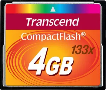 Paměťová karta Transcend CF 4 GB 133X (TS4GCF133)