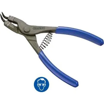 Kleště E117918 Kleště na segerovky vnější zahnuté 90° 170mm rozsah 19-60mm TONA EXPERT Kleště na pojistné kroužky, vnější zahntué 90°