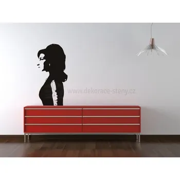Samolepící dekorace Nálepka do bytu - Amy Winehouse - dekorace-steny.cz - 40 x 80 cm - 344