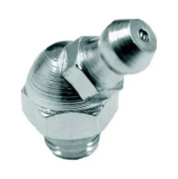 Maznice kulová úhlová (45°) M10x1 (H2) kuželový závit (M01379) LUKO maznice kulová H2 M10x1 45° , úhlová, kuželový závit