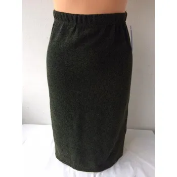 Dámská sukně Zelená rovná sukně KLAVA, Barva Zelená, Velikost XL 44