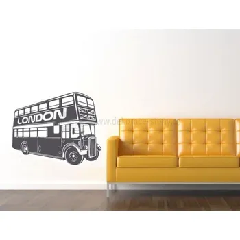 Samolepící dekorace Samolepka na zeď - Autobus - dekorace-steny.cz - 80 x 95 cm - 375