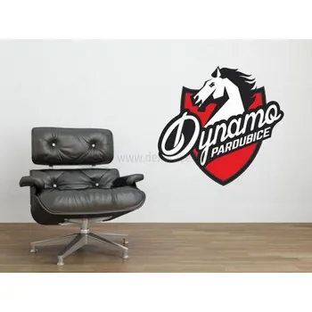 Samolepící dekorace Samolepky na zeď - Dynamo Pardubice - dekorace-steny.cz - 50 x 50 cm - 700