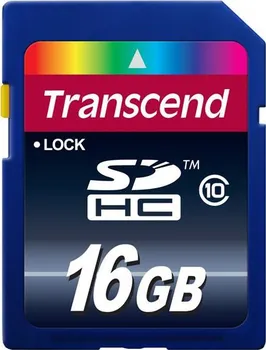 Paměťová karta Transcend SDHC 16GB Class 10 (TS16GSDHC10)