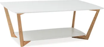 Konferenční stolek Casarredo Larvik A 70 x 120 cm bílý