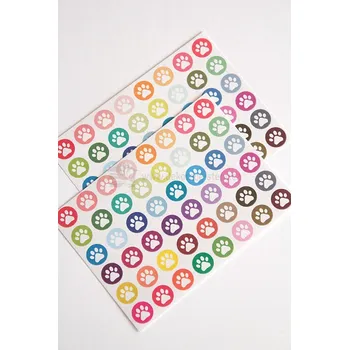 Samolepící dekorace Dekorace-steny.cz - Samolepky - Psí tlapky - 683