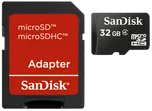 SanDisk microSDHC 32 GB Class 4 + SD…