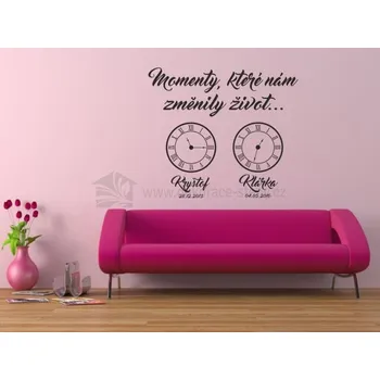 Samolepící dekorace Samolepky na zeď - Momenty - dekorace-steny.cz - 60 x 80 cm - 478