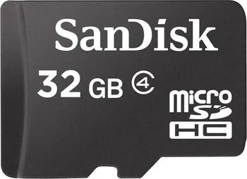Paměťová karta SanDisk microSDHC 32 GB Class 4 (SDSDQM-032G-B35)