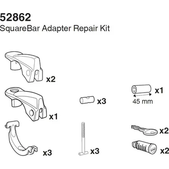 Příslušenství ke střešnímu nosiči Sada Thule 52862 pro FreeRide 532