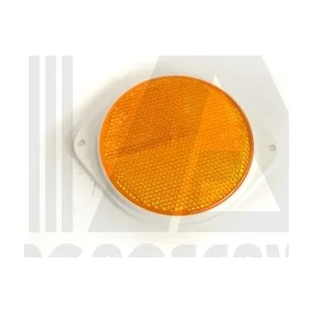 Příslušenství osvětlení automobilu Odrazka s ušima 80mm - oranžová Zetor