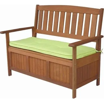Zahradní lavice Aldotrade Diana dřevěná lavice s úložným prostorem 120x93x65 cm