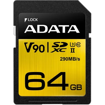 ADATA Premier One SDXC 64 GB UHS-II U3…