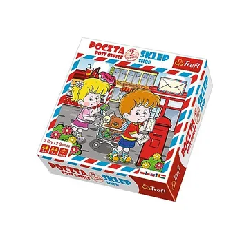 Desková hra Trefl Pošta a obchod 2v1