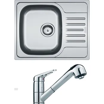 Nerezový dřez Franke Set N26 PXN 611-60 + FG 9547.031