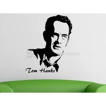 Samolepící dekorace Samolepka - Tom Hanks - dekorace-steny.cz - 40 x 50 cm - 343