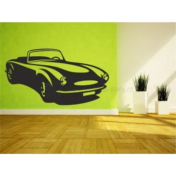Samolepící dekorace Samolepky na zed - Retro auto - dekorace-steny.cz - 60 x 100 cm - 213