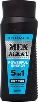Sprchový gel Dermacol Men Agent 5v1 Powerful Energy sprchový gel 250 ml