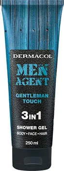 Sprchový gel Dermacol Men Agent 3v1 Gentleman Touch sprchový gel 250 ml