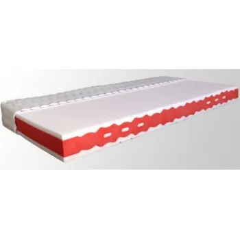Matrace MONETA 1 - MPO, ortopedická pěnová matrace + DÁREK anatomický polštář, AKCE DOPRAVA ZDARMA 120 x 200 cm ATYPICKÝ ROZMĚR, Damašek prošitý dutým vláknem - ekonomický potah