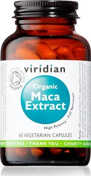 Přírodní produkt Viridian Organic Maca Extract 60 cps.