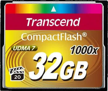 Paměťová karta Transcend CompactFlash 1000x 32 GB (TS32GCF1000)
