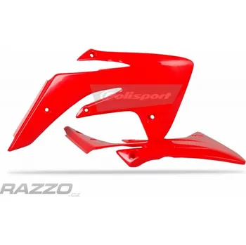 Polisport kryty chladičů Honda CRF150R 07-.. Červená