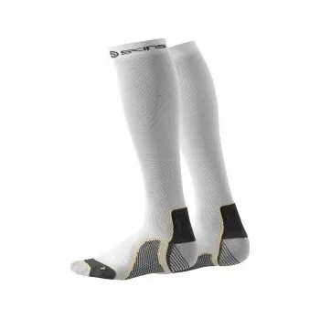 Běžecké oblečení Skins Active Unisex White Compression Socks XS; Bílá podkolenky + DÁREK DLE VÝBĚRU!