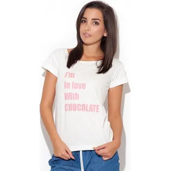 Dámská halenka Dámská halenka 209 - Katrus bílá-potisk L