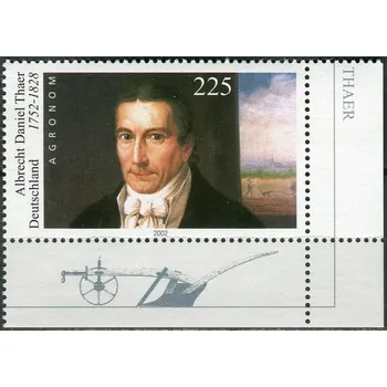 Poštovní známka (2002) MiNr. 2255 ** - Německo - 250. narozeniny Albrechta Daniela Thaera