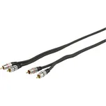 HQ vysoce kvalitní kabel 2xRCA - 2xRCA 0.75m HQSS3611/0.75