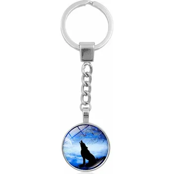 Klíčenka vlk (6) (Přívěšek na klíče vlk)