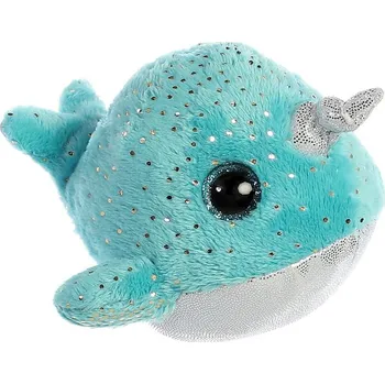 Yoo Hoo velryba Narval zakulacený 9 cm plyšák Yoo Hoo velryba Narval zakulacený 9 cm