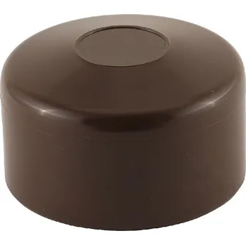 Příslušenství pro plot Čepička PVC průměr 42 mm, hnědá