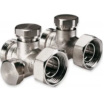 rozdělovač topení Ivar CS Vekoluxivar Radiátorové šroubení přímé EK x 3/4"F jedno-dvoutrubkový systém (by-pass) IVAR.DD 355