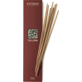 Čajovna Esteban Paris Parfums ESTEBAN VONNÉ TYČINKY - TECK AND TONKA, 20 KS