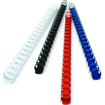 Fellowes hřbety 16 mm 100 ks, bílé