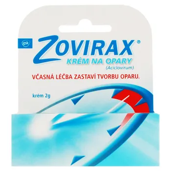Lék na kožní problémy, vlasy a nehty Zovirax 50 mg krém 2 g