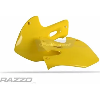 Polisport kryty chladičů Suzuki RM125 / RM250 99-00 Žlutá