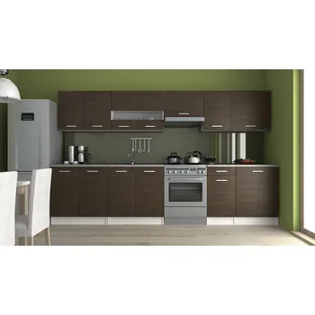 Kuchyňská linka Nábytek PEGAS s.r.o. Kuchyňská linka Luigi III 320/260 wenge