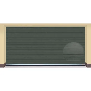 Garážová vrata AMPEL s.r.o. Sekční garážová vrata ANTRACIT RAL 7016 L 455×225 cm s elektrickým pohonem - Montáž svépomocí