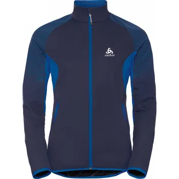 Odlo Stryn Print dámská běžkařská bunda modrá