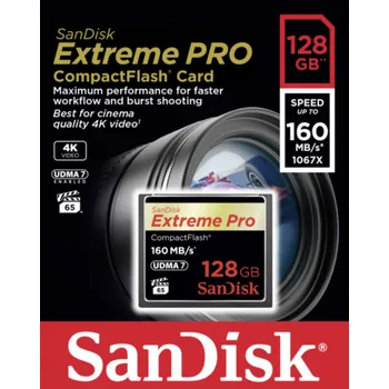 Paměťová karta Recenze SanDisk CompactFlash Extreme Pro 128 GB (SDCFXP-0128G-X46)