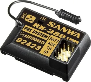 RC vybavení Sanwa RX-380 FHSS-3 S107A41074A