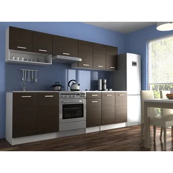 Kuchyňská linka Nábytek PEGAS s.r.o. Kuchyňská linka Luigi II 260/200 wenge